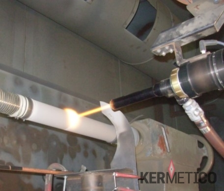Thermal spray chromium carbide coating